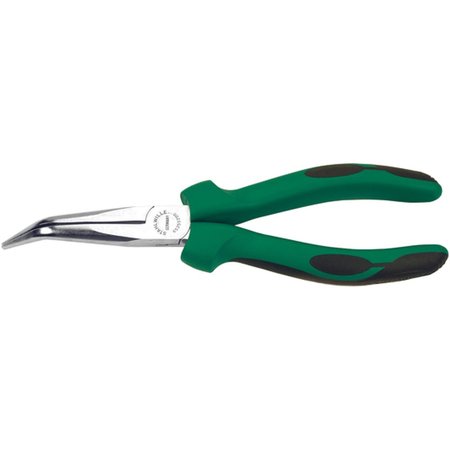 STAHLWILLE TOOLS Mechanics snipe nose plier L.200mm head chrome plated handlesw/softer layers 65355200
